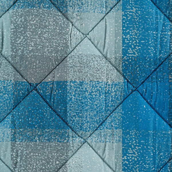 Trapunta In Cotone Smith Singolo New Generation Moderno Blu Caleffi