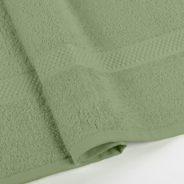 Asciugamano Con Ospite In Cotone Minorca Standard Spugnissima Tinta Unita Giada Caleffi