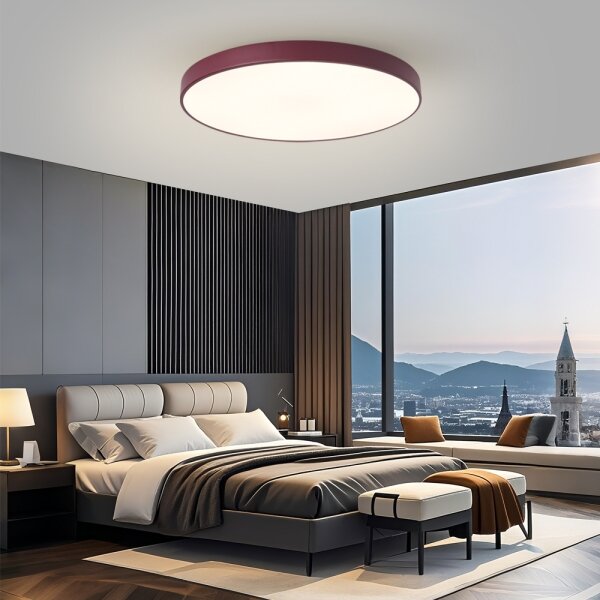 Brilagi-LED Lampada dimmerabile POOL SMART LED/100W/230V/80 cm Wi-Fi Tuya+telecomando bordeaux