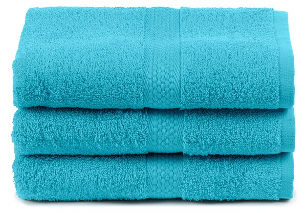 Asciugamano In Cotone Minorca CM. 55X105 Spugnissima Tinta Unita Acqua Caleffi