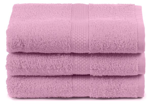 Asciugamano In Cotone Minorca CM. 55X105 Spugnissima Tinta Unita Confetto Caleffi