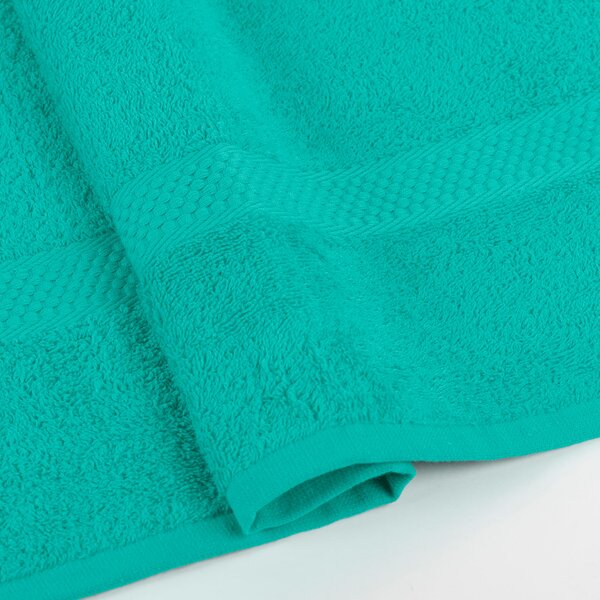 Asciugamano In Cotone Minorca CM. 55X105 Spugnissima Tinta Unita Menta Caleffi