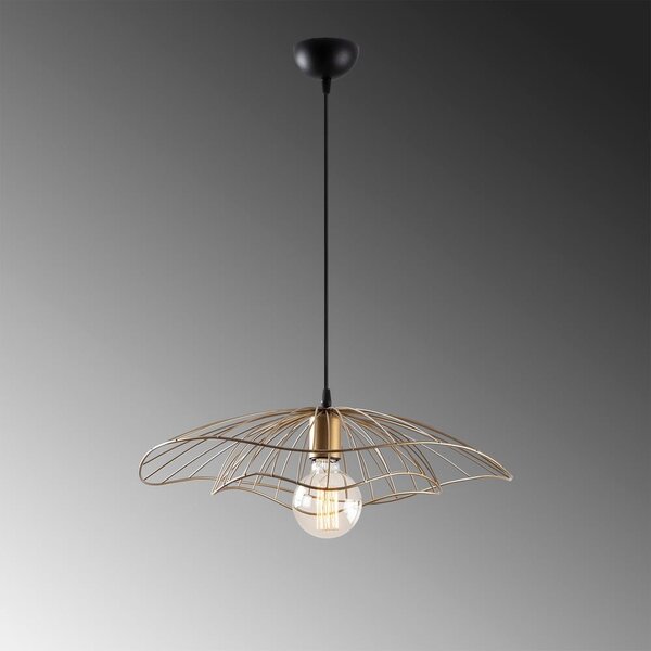 Lampadario dorato ø 50 cm Farac – Opviq lights