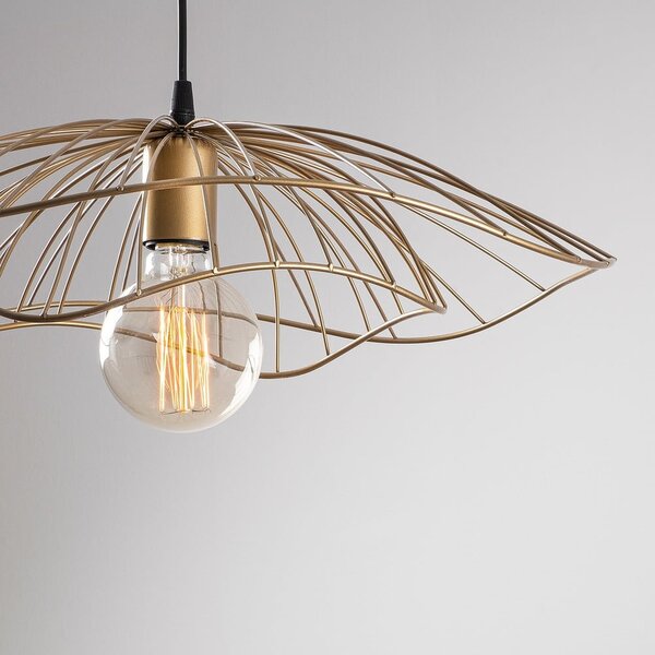 Lampadario dorato ø 50 cm Farac – Opviq lights