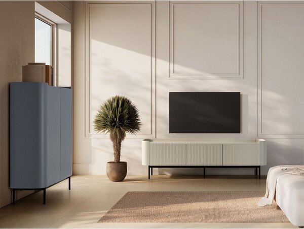 Mobile TV color crema 180x55x40 cm Willa – MOME