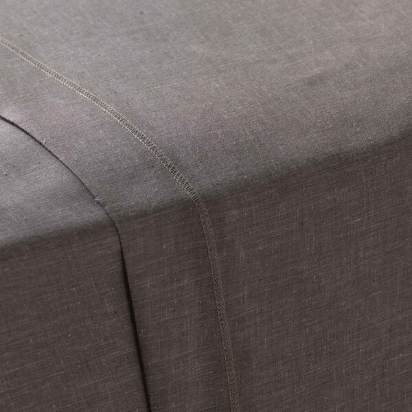 Lenzuolo marrone scuro 180x290 cm Actually - douceur d'intérieur