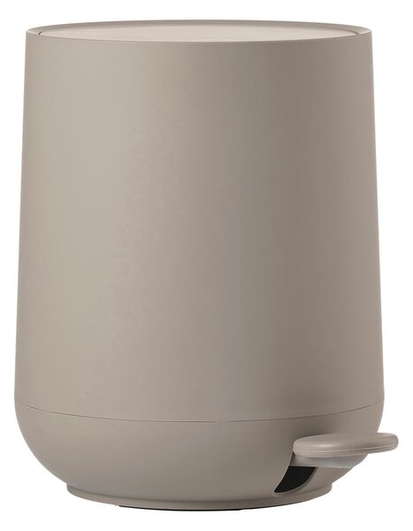 Bidone a pedale in plastica marrone chiaro da 3 l Nova - Zone