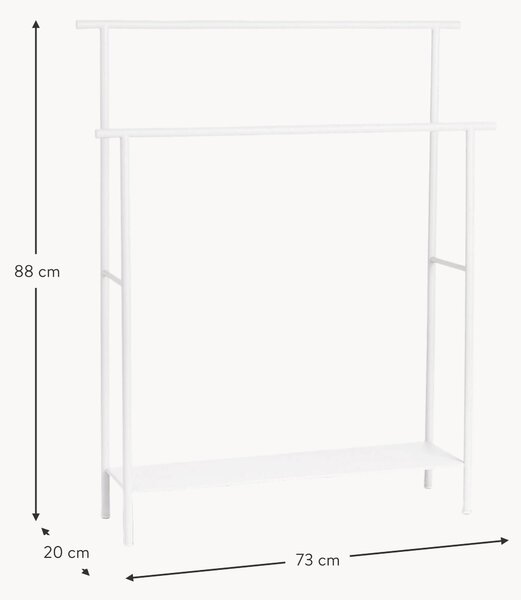 Porta asciugamani con ripiano Dora