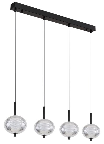 Globo 16042-4H - Lampadario LED a sospensione con filo AIDA 4xLED/5,75W/230V 3000K/4500K/6500K