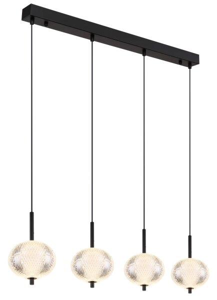Globo 16042-4H - Lampadario LED a sospensione con filo AIDA 4xLED/5,75W/230V 3000K/4500K/6500K