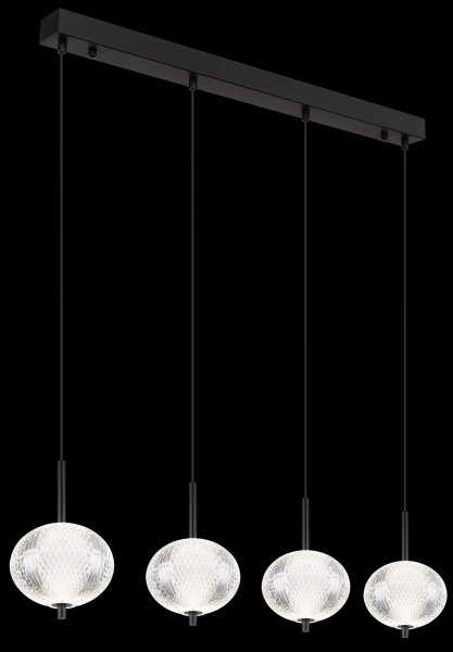Globo 16042-4H - Lampadario LED a sospensione con filo AIDA 4xLED/5,75W/230V 3000K/4500K/6500K