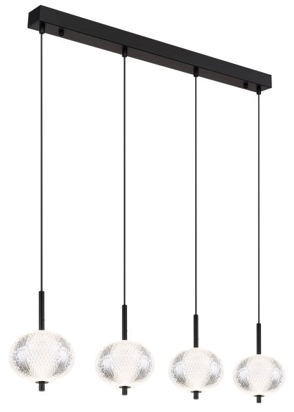 Globo 16042-4H - Lampadario LED a sospensione con filo AIDA 4xLED/5,75W/230V 3000K/4500K/6500K