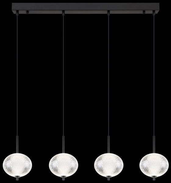 Globo 16042-4H - Lampadario LED a sospensione con filo AIDA 4xLED/5,75W/230V 3000K/4500K/6500K
