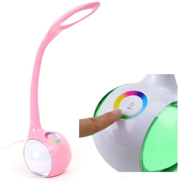 Lampada da tavolo LED RGB dimmerabile LED/7W/230V rosa