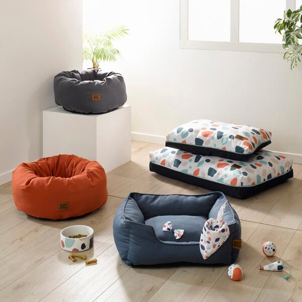 Letto blu per cani 50x55 cm - Love Story