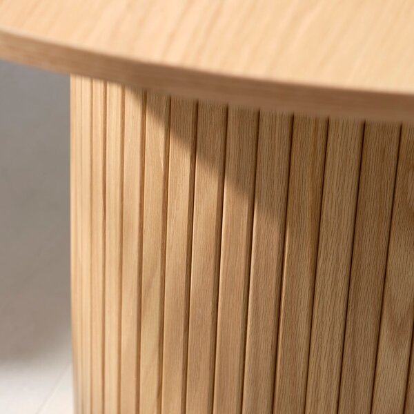 Tavolo da pranzo rotondo in rovere ø 120 cm Nola - Unique Furniture