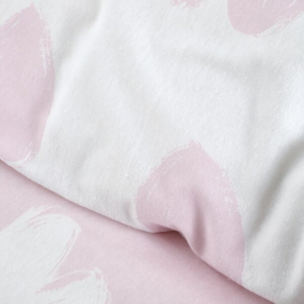 Biancheria da letto singola per bambini in flanella 135x200 cm Hearts - Catherine Lansfield