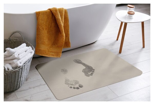 Tappeto da bagno in quarzo beige 35x45 cm Diatonella - douceur d'intérieur