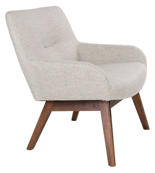 Poltrona in legno di noce marrone sabbia Londra - House Nordic