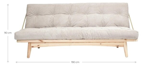 Divano variabile Karup chiaro/lino Folk - Karup Design