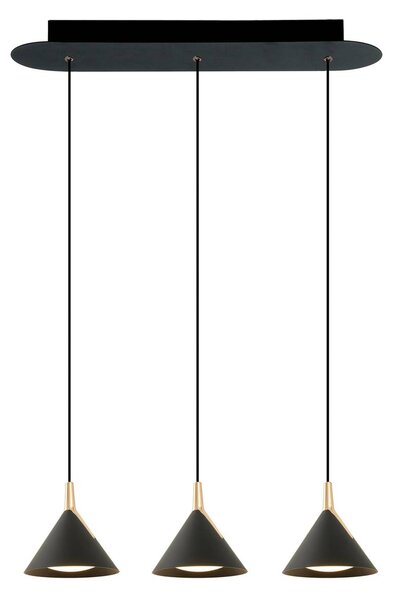 Viokef Lampada LED a sospensione Jolly, 3 luci, lineare