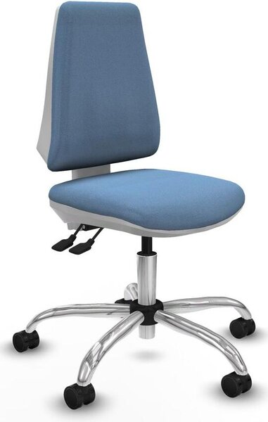 Sedia da ufficio Piqueras y Crespo, modello B00056N, colore blu cielo