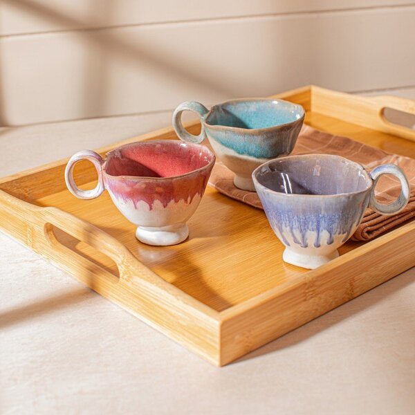 Tazzina turchese in ceramica 250 ml Colette – Sass & Belle