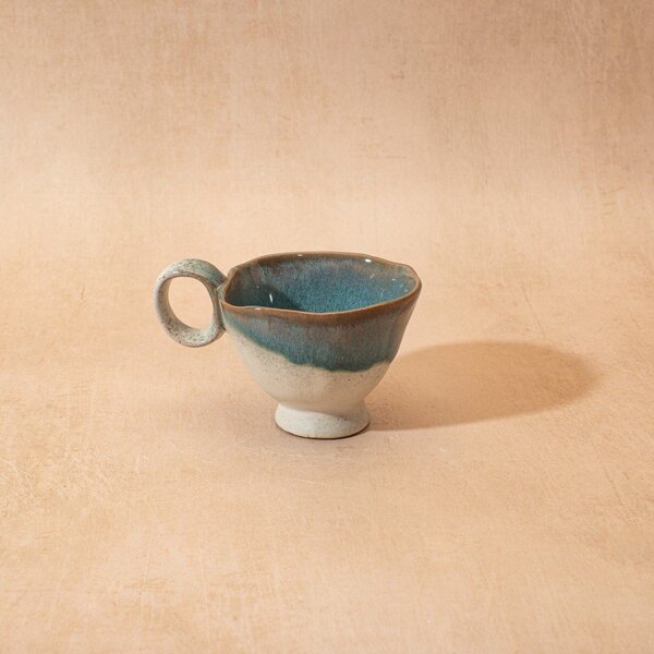 Tazzina turchese in ceramica 250 ml Colette – Sass & Belle