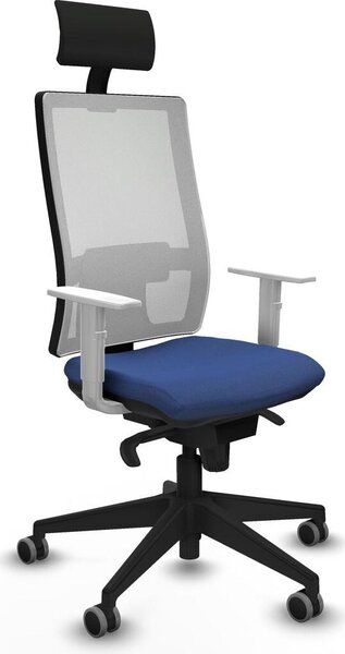 Sedia da ufficio Piqueras y Crespo, modello 4B066G1, colore blu navy