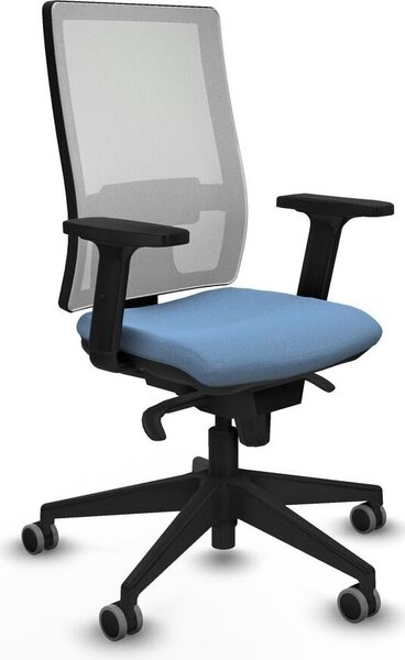 Sedia da ufficio Piqueras y Crespo 2D066G0, colore blu cielo