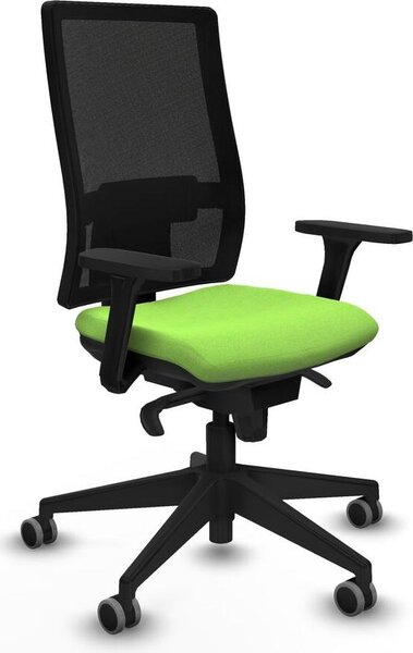 Sedia da ufficio Horna Piqueras y Crespo, modello 3D066G0, colore pistacchio