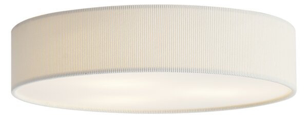 Plafoniera moderna bianca con paralume in velluto 46cm 3 luci - Luz