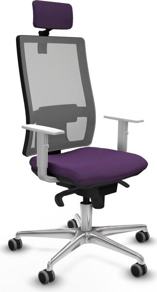 Sedia da ufficio Piqueras y Crespo, modello 4B086G2, colore lilla