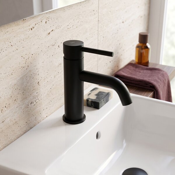 Miscelatore lavabo con bidetta Rea Lungo Black