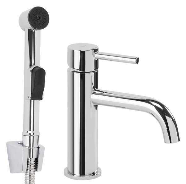 Miscelatore lavabo con bidetta Rea Lungo Chrome
