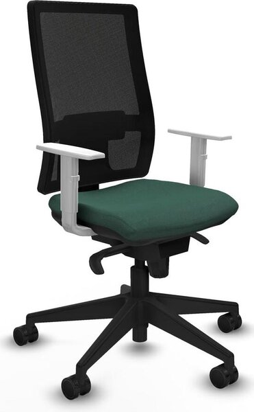 Sedia da ufficio Piqueras y Crespo, modello 4B066N0, colore verde