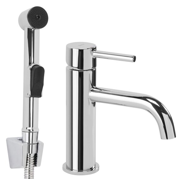 Miscelatore lavabo con bidetta Rea Lungo Chrome