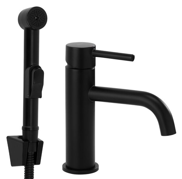 Miscelatore lavabo con bidetta Rea Lungo Black