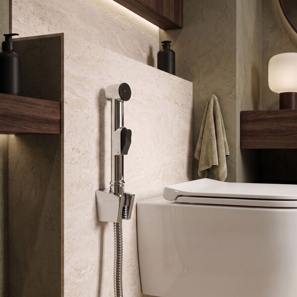 Miscelatore lavabo con bidetta Rea Lungo Chrome