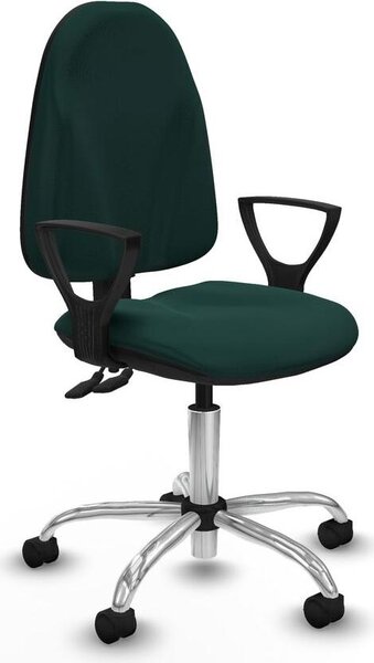 Sedia da ufficio Piqueras y Crespo, modello BFN05RN, colore verde