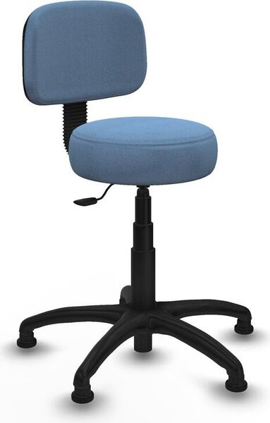 Sedia da ufficio Piqueras y Crespo modello B1301RT, colore blu cielo