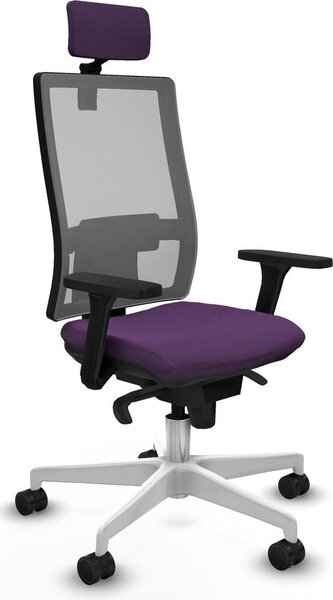 Sedia da ufficio Piqueras y Crespo, modello 3D026N2, colore lilla