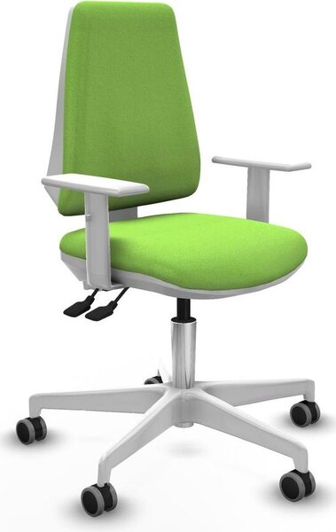 Sedia da ufficio Piqueras y Crespo, modello B5B026G, colore pistacchio