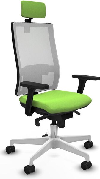 Sedia da ufficio Piqueras y Crespo modello 3D026N2, colore pistacchio