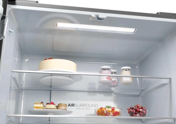 Haier Frigorifero Americano Side by Side Capacit 467 Litri Classe energetica D Raffreddamento No Frost colore Acciaio Inox - HCR3818DNMM Cube 83 S