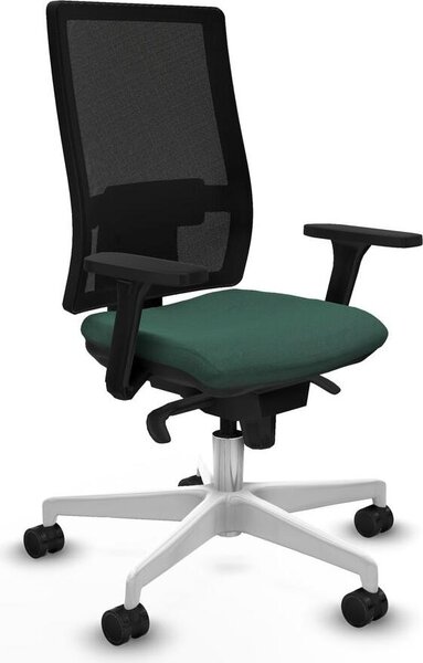 Sedia da ufficio Piqueras y Crespo, modello 3D026N0, colore verde