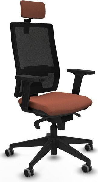 Sedia da ufficio Piqueras y Crespo 2D066G2, colore marrone