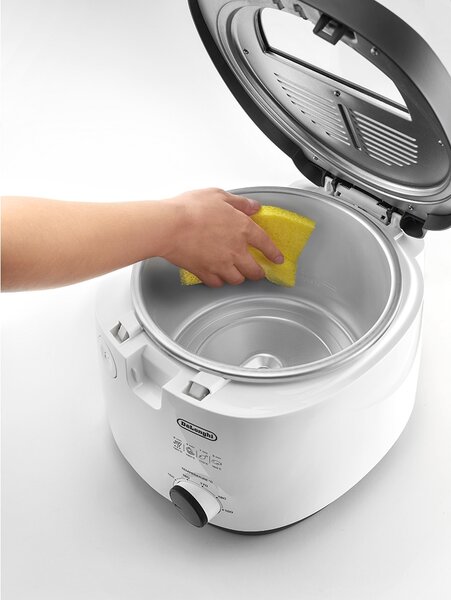 De Longhi OUTLET - Friggitrice Elettrica Capacit 2 Litri Potenza 1800 Watt colore Bianco - FS3061