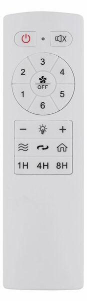 GLOBO LIGHTING Ventilatore da Soffitto con Telecomando con Luce Lampadario Ventilatore 3 Pale Diametro 131.5 cm colore Nero - 03666S