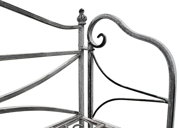 DORIANE - scaffale 3 piani stile provenzale in ferro verniciato